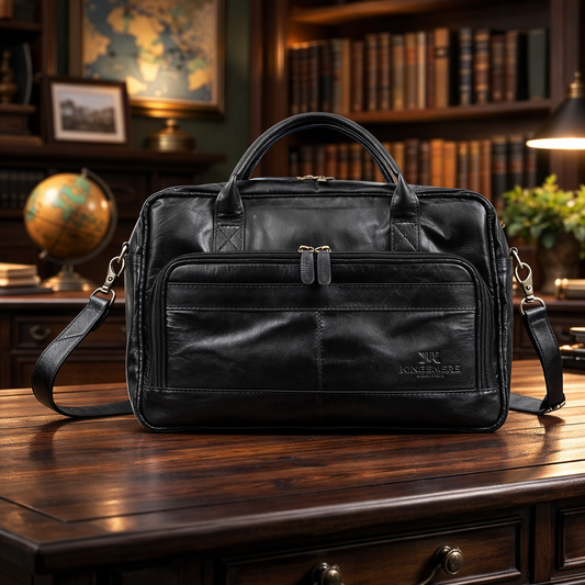 Classic Handmade Leather Laptop Work Bag