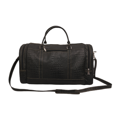 Leather Duffle Bag UK | Handmade Travel & Weekend Bag – Black