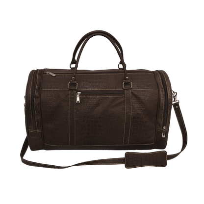 Leather Duffle Bag UK | Handmade Travel & Weekend Bag – Dark Brown