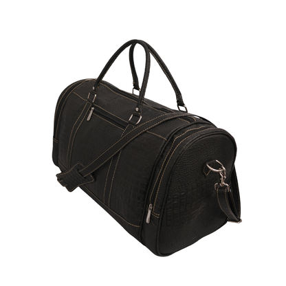 Leather Duffle Bag UK | Handmade Travel & Weekend Bag – Black